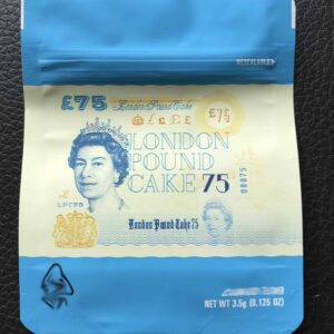 Cookies – London Pound Cake 75 3.5g 8th Mylar Bags